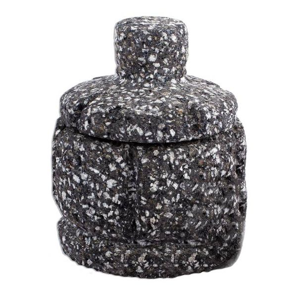 Alternate image for Hand Carved Basalt Trinket Box with Lid Ancient Ways