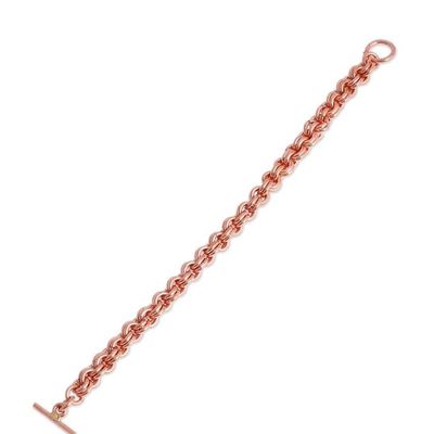 Alternate image for Handcrafted Copper Rolo Chain Bracelet from Mexico Bright Imagination