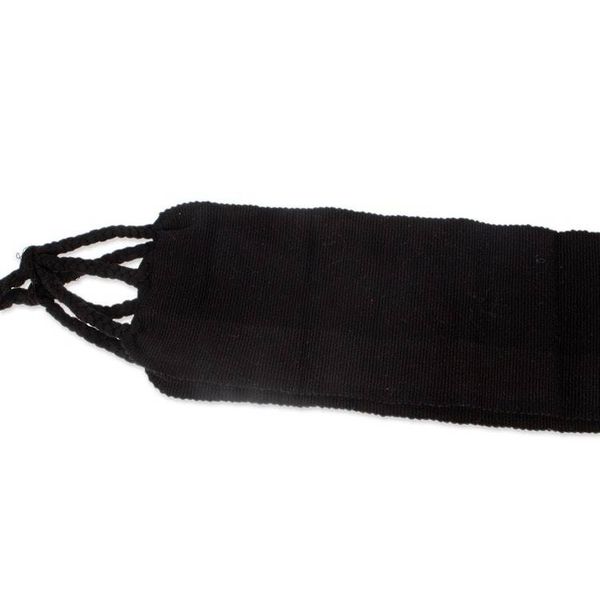 Alternate image for Mexican Handwoven 100 Cotton Obi Wrap Belt in a Black Hue Nocturnal Status
