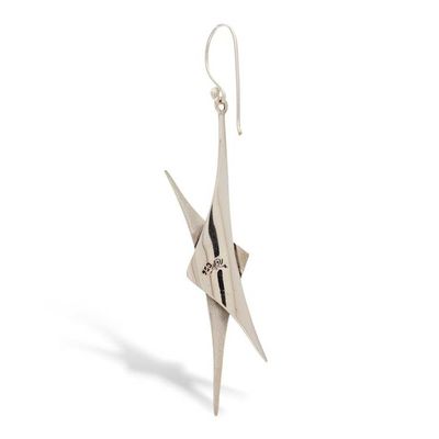 Alternate image for Star Fine Silver Dangle Earrings Sierra Stars