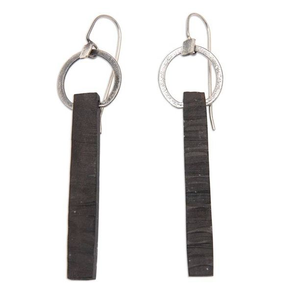 Alternate image for Ebony drop earrings You