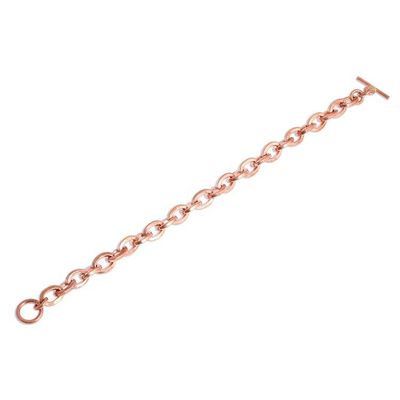 Alternate image for Handcrafted Copper Cable Chain Bracelet from Mexico Bright Attachment
