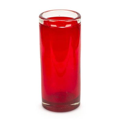 Alternate image for Red Hand Blown Mexican Highball Glasses Set of 6 Festive Ruby