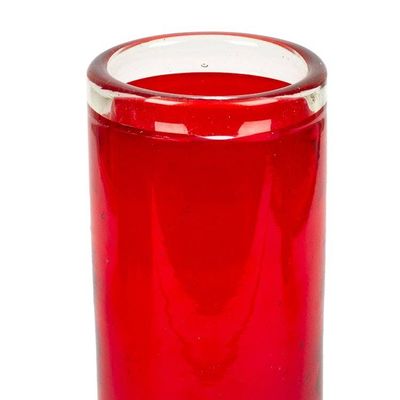 Alternate image for Red Hand Blown Mexican Highball Glasses Set of 6 Festive Ruby