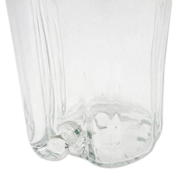 Alternate image for Hand Blown Eco-Friendly Recycled Glass Pitcher from Mexico Garden Relaxation