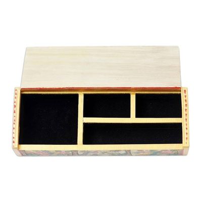 Alternate image for Hand-Painted Rama and Sita Jewelry Box Rama and Sitas Love
