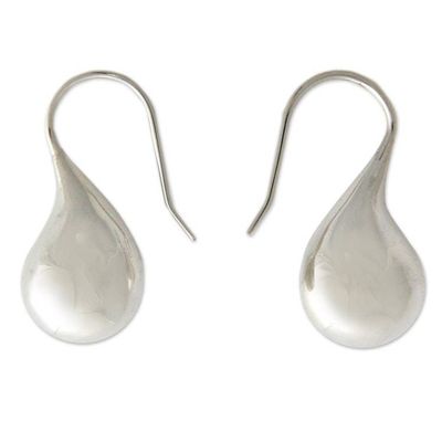 Alternate image for Sterling Silver Drop Earrings Moonlit Raindrops