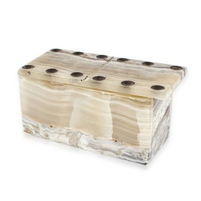 Alternate image for Natural Onyx Domino Set from Mexico Earths Game