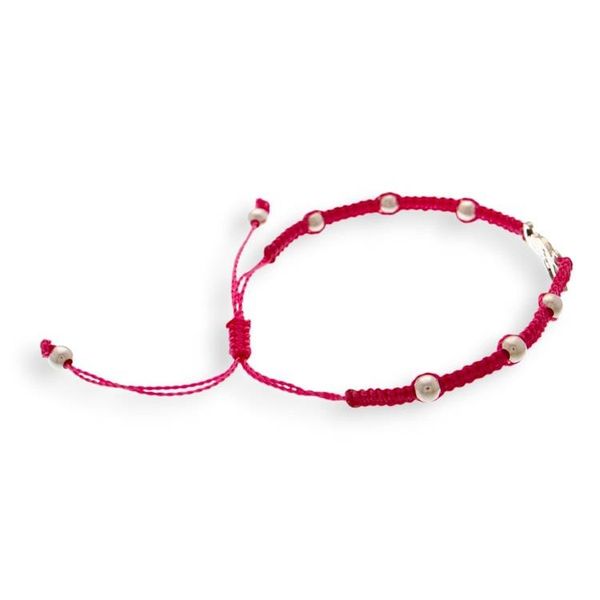Alternate image for Handmade Adjustable Taxco Silver Macrame Elephant Bracelet Enchanting Elephant
