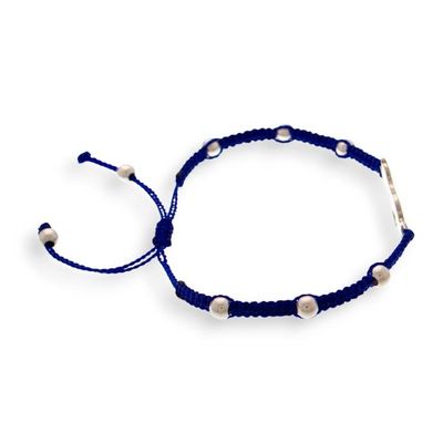 Alternate image for Handmade Taxco Silver Macrame Bracelet with Horse Pendant Enchanting Horse