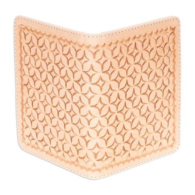 Alternate image for Patterned Beige Passport Holder Crafted in Mexico Serene Traveler
