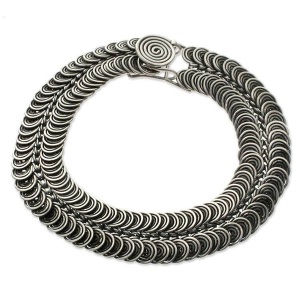 Alternate image for Sterling silver Link Bracelet Snail Pass