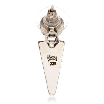 Alternate image for Taxco Sterling Silver Dangle Earrings Arrowheads