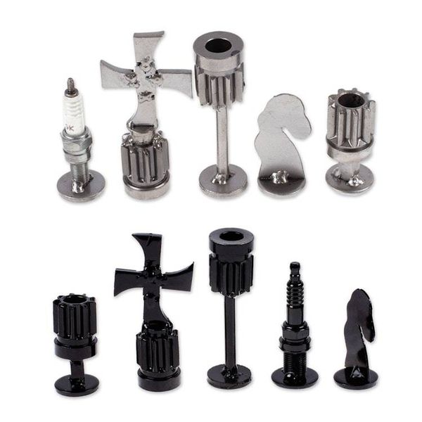 Alternate image for Unique Recycled Auto Part Chess Set Recycling Challenge