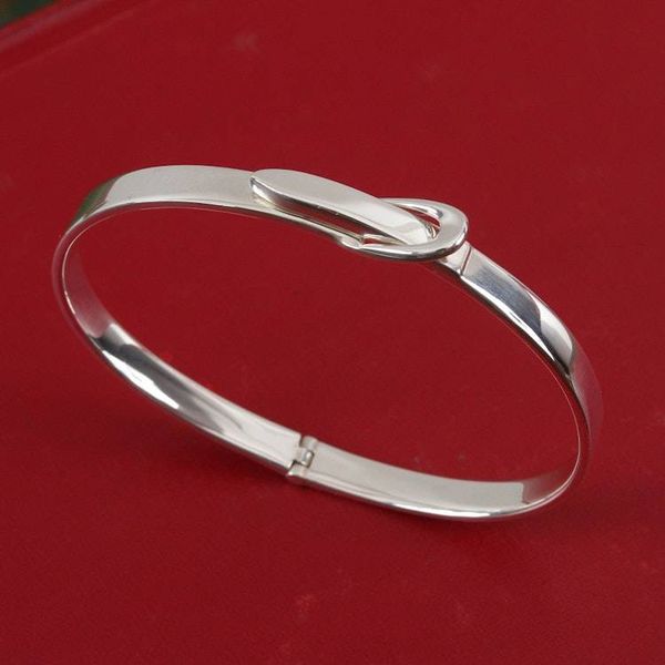 Alternate image for Taxco Sterling Silver Bangle Bracelet from Mexico Gleaming Belt