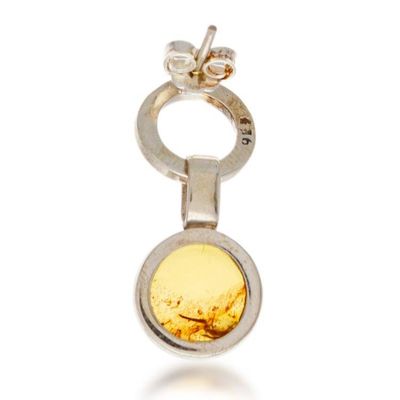 Alternate image for Modern Amber Dangle Earrings from Mexico Contemporary Flair