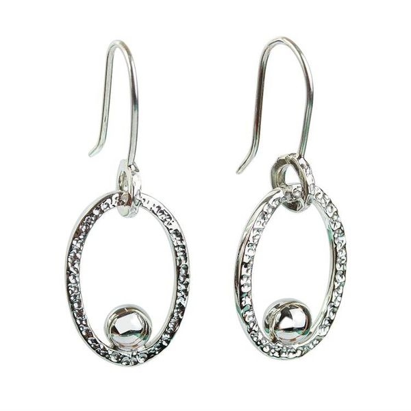 Alternate image for 950 Silver Taxco Mexico Dangle Earrings Bright Spark