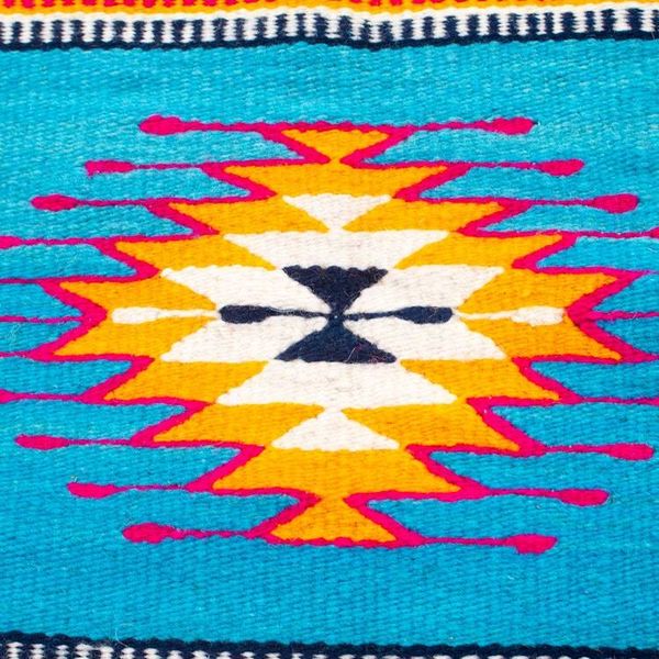 Alternate image for Diamond-Themed Zapotec Hand-Woven Wool Cushion Cover Dazzling Diamond
