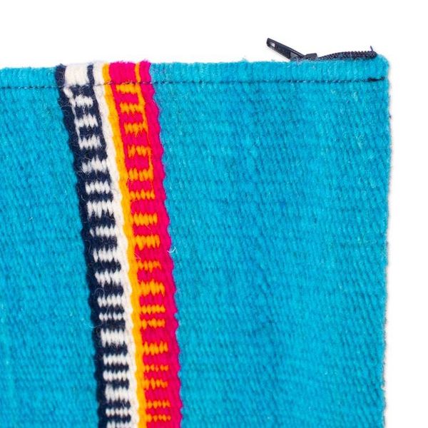 Alternate image for Diamond-Themed Zapotec Hand-Woven Wool Cushion Cover Dazzling Diamond