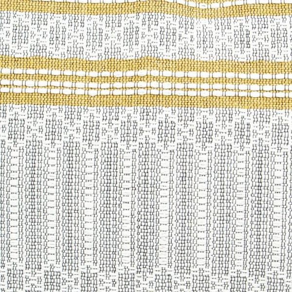 Alternate image for Mexican Handloomed Honey and Alabaster Cotton Cushion Cover Honey Tradition