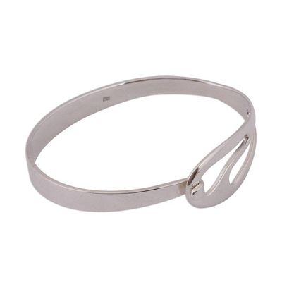 Alternate image for Modern Sterling Silver Bangle Bracelet from Mexico Osmosis