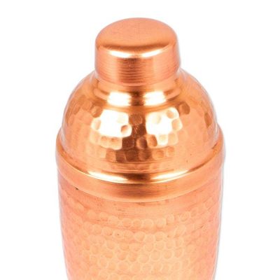 Alternate image for Hammered Copper Cocktail Shaker from Mexico Chic Mixologist