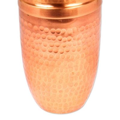 Alternate image for Hammered Copper Cocktail Shaker from Mexico Chic Mixologist