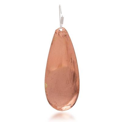 Alternate image for Reclaimed Copper Butterfly and Flower Earrings from Mexico Butterfly Lilies