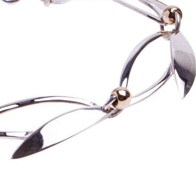 Alternate image for 14k Gold-Accented Sterling Silver Charm Bracelet from Mexico Silver Blades