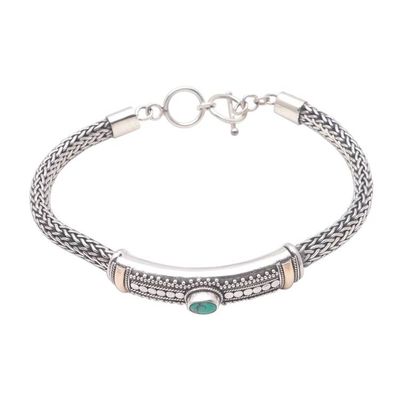 Alternate image for Gold Accented Natural Turquoise Pendant Bracelet from Bali Center of Hope