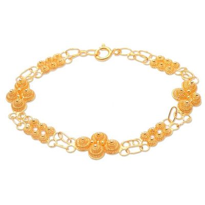 Primary image for Hand Made Gold-Plated Filigree Bracelet Balinese Umbrella