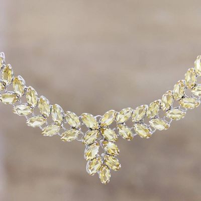 Primary image for Pendant Necklace with 25 Carats of Citrine Treasured Garland