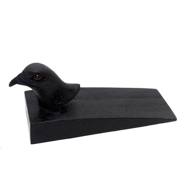 Alternate image for Handcrafted Suar Wood Eagle Doorstop in Black from Bali Helpful Eagle in Black