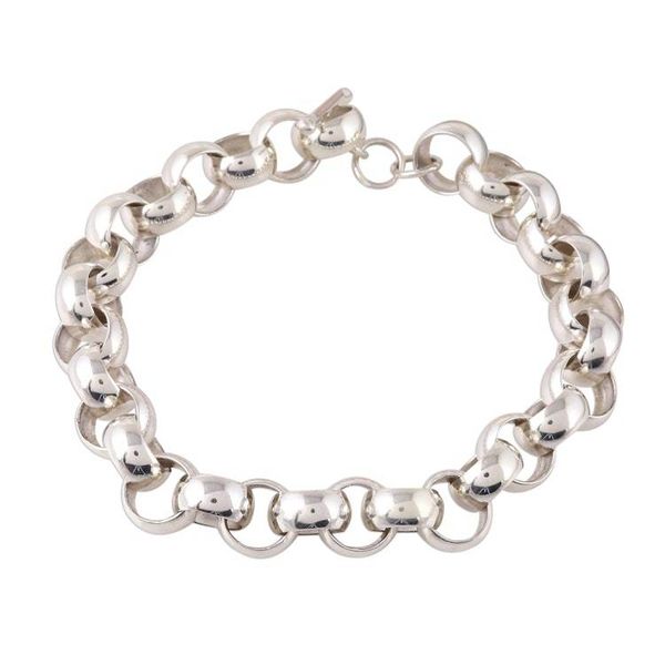 Alternate image for High-Polish Sterling Silver Mens Bracelet from India Bold Polish
