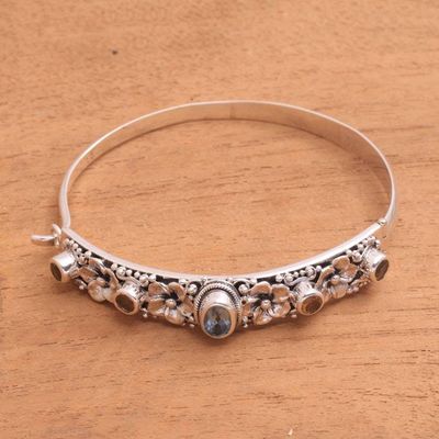 Primary image for Blue Topaz and Citrine Bangle Bracelet from Bali Jepun Dynasty