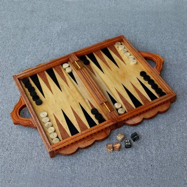 Alternate image for Wood Backgammon Set Still in Love