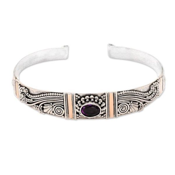 Alternate image for Amethyst bracelet Paradise