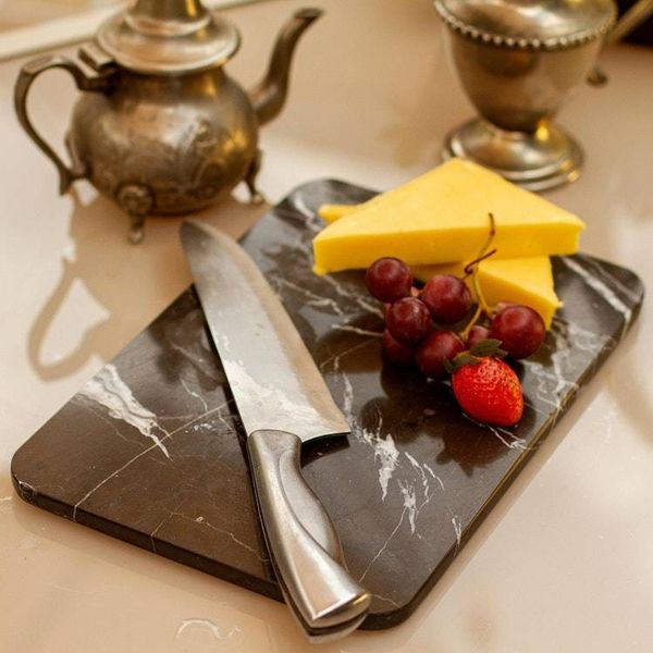Alternate image for Black Marble Chopping or Cheese Board from Mexico Mesa in Black