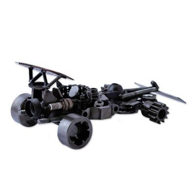 Alternate image for Recycled Metal Auto Part Formula One Car Sculpture Formula One Car