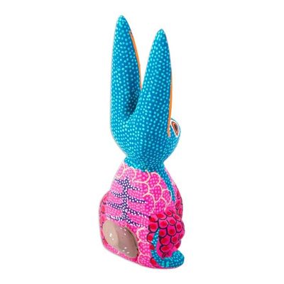 Alternate image for Artisan Crafted Alebrije Figurine from Mexico Oaxacan Bunny