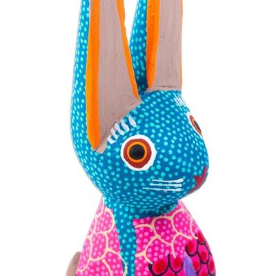 Alternate image for Artisan Crafted Alebrije Figurine from Mexico Oaxacan Bunny