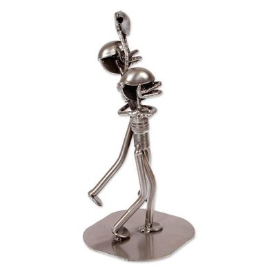 Alternate image for Football Sports-Themed Eco-Friendly Recycled Metal Sculpture American Tradition