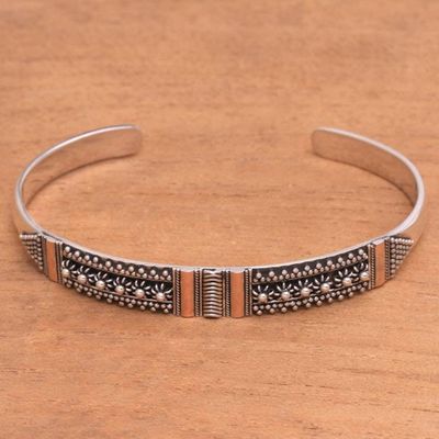 Alternate image for Sterling silver cuff bracelet Gold Night