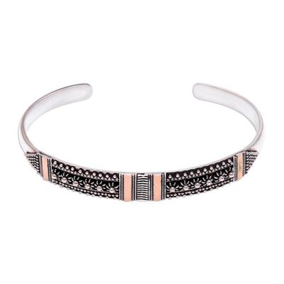 Alternate image for Sterling silver cuff bracelet Gold Night