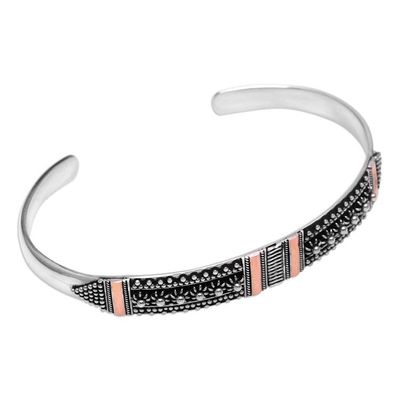 Alternate image for Sterling silver cuff bracelet Gold Night