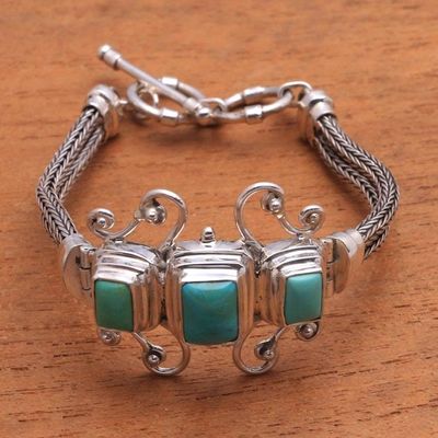 Primary image for Womens Sterling Silver Chain Bracelet Elegant Energy