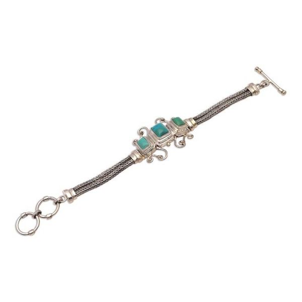 Alternate image for Womens Sterling Silver Chain Bracelet Elegant Energy