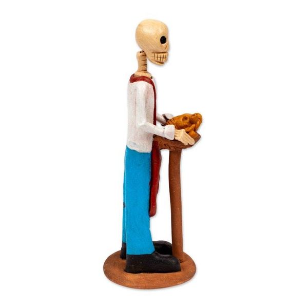 Alternate image for Artisan Ceramic Statuette from Mexico Artisan Catrin