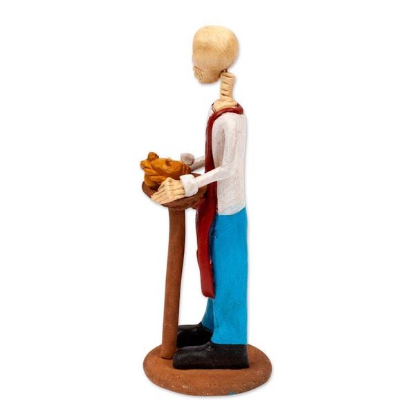 Alternate image for Artisan Ceramic Statuette from Mexico Artisan Catrin