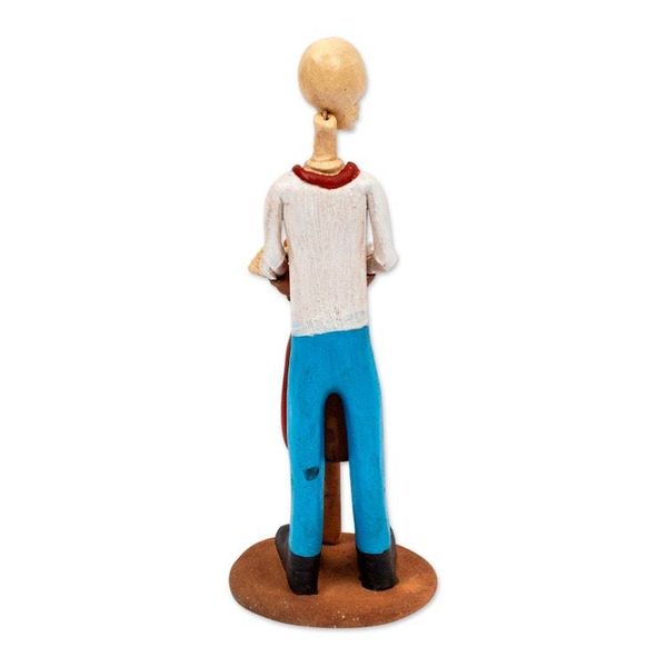 Alternate image for Artisan Ceramic Statuette from Mexico Artisan Catrin